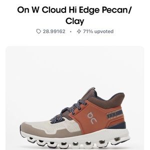 On Cloud High Edge Tennis Shoes